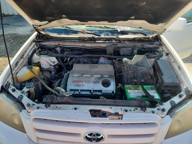 JTEGP21A440025904 - 2004 TOYOTA HIGHLANDER BASE Белый фото 12