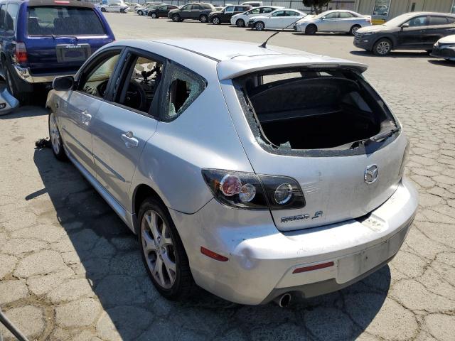 JM1BK144871656232 - 2007 MAZDA 3 HATCHBACK SILVER photo 2