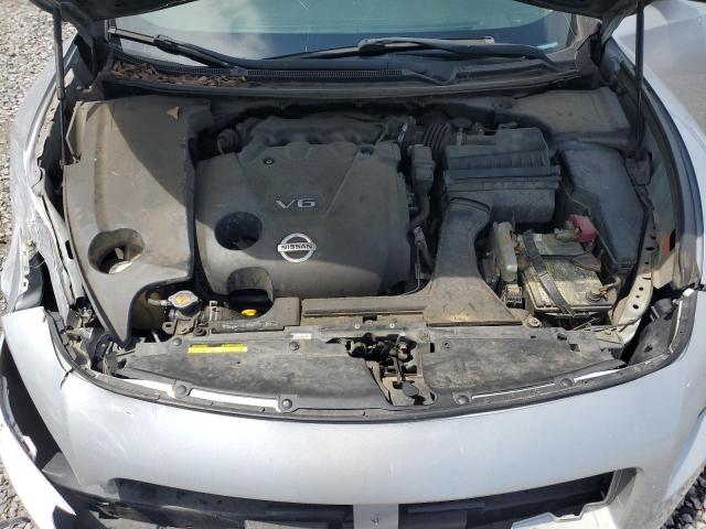 1N4AA5AP6CC835295 - 2012 NISSAN MAXIMA S SILVER photo 11