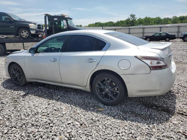 1N4AA5AP6CC835295 - 2012 NISSAN MAXIMA S SILVER photo 2