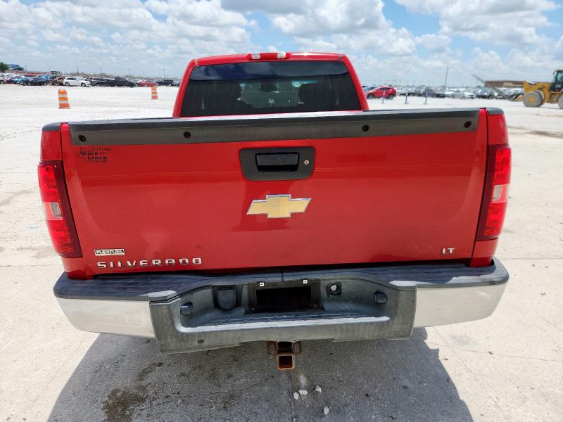 1GCRCSE06BZ351299 - 2011 CHEVROLET SILVERADO C1500 LT RED photo 6