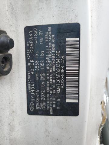 KMHTC6AE8GU284140 - 2016 HYUNDAI VELOSTER TURBO Ağ foto 13