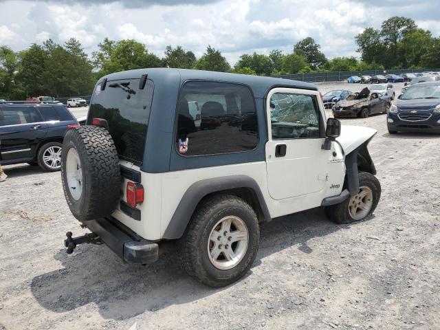 1J4FA39S24P767756 - 2004 JEEP WRANGLER X WHITE photo 3