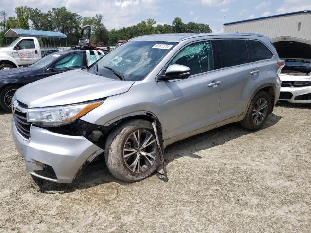 5TDJKRFH9GS243703 - 2016 TOYOTA HIGHLANDER XLE GRAY photo 1