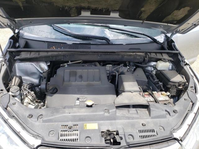 5TDJKRFH9GS243703 - 2016 TOYOTA HIGHLANDER XLE GRAY photo 11