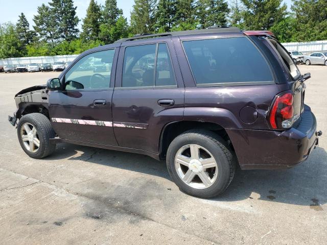 1GNDS13S582129910 - 2008 CHEVROLET TRAILBLAZE LS PURPLE photo 2