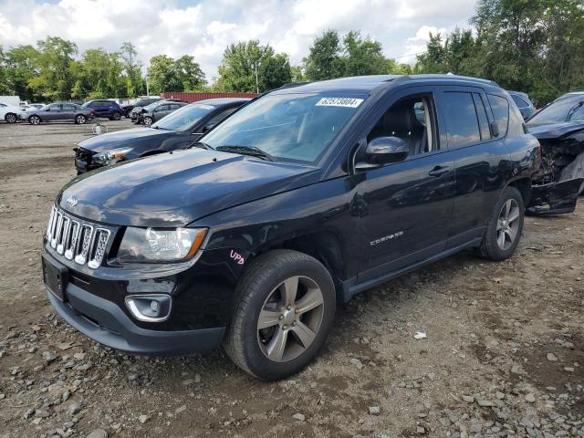 1C4NJDEB1HD165497 - 2017 JEEP COMPASS LATITUDE BLACK photo 1