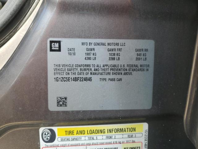 1G1ZC5E14BF224846 - 2011 CHEVROLET MALIBU 1LT BROWN photo 13