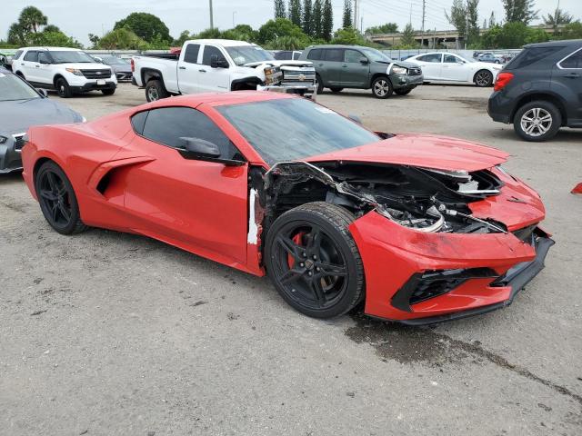 1G1YA2D46M5111226 - 2021 CHEVROLET CORVETTE STINGRAY 1LT RED photo 4