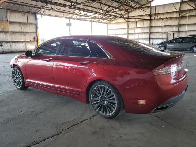 3LN6L2LU9DR810322 - 2013 LINCOLN MKZ HYBRID BURGUNDY photo 2