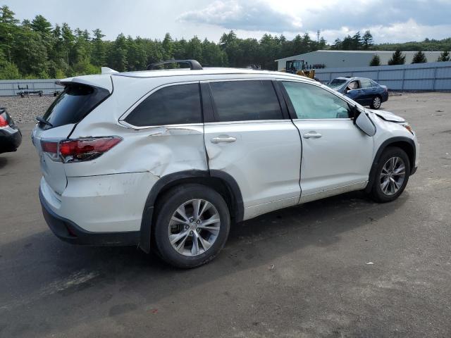 5TDJKRFH1FS107838 - 2015 TOYOTA HIGHLANDER XLE Սպիտակ լուսանկար 3