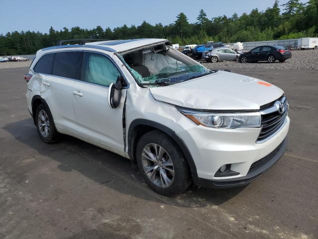 5TDJKRFH1FS107838 - 2015 TOYOTA HIGHLANDER XLE Սպիտակ լուսանկար 4