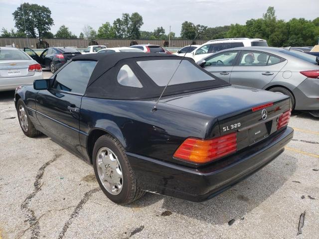 WDBFA63E1SF110670 - 1995 MERCEDES-BENZ SL 320 BLACK photo 2