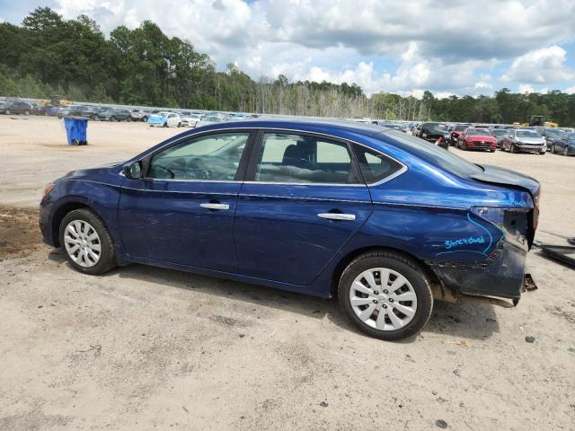 3N1AB7AP5KY375669 - 2019 NISSAN SENTRA S BLUE photo 2