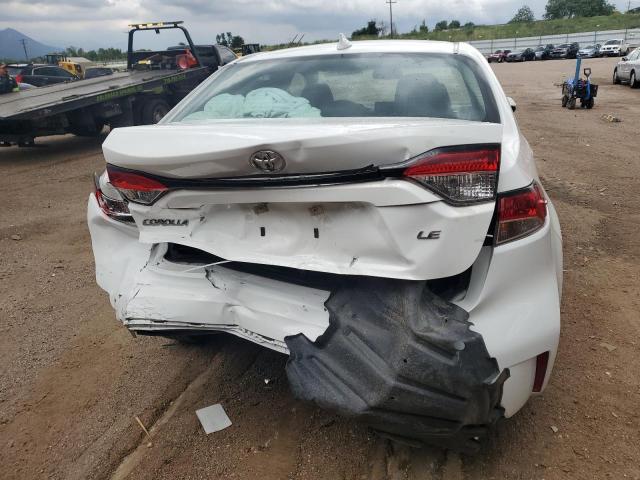 5YFEPMAE1MP215305 - 2021 TOYOTA COROLLA LE WHITE photo 6