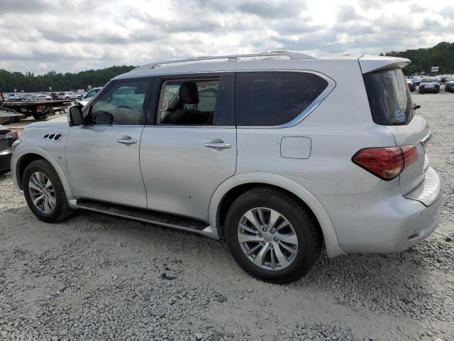 JN8AZ2NF8F9570985 - 2015 INFINITI QX80 SILVER photo 2