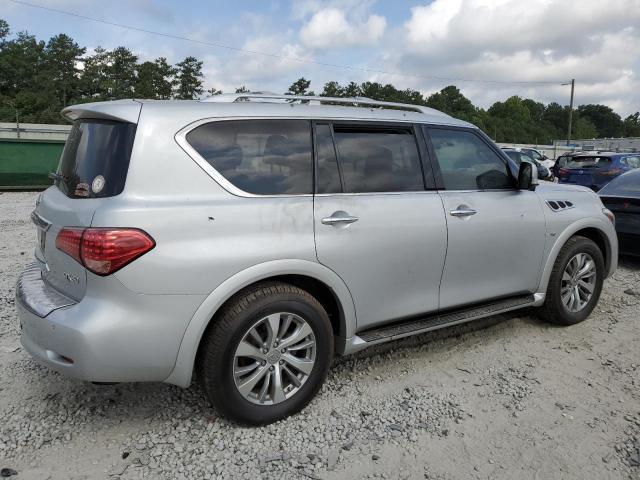 JN8AZ2NF8F9570985 - 2015 INFINITI QX80 SILVER photo 3