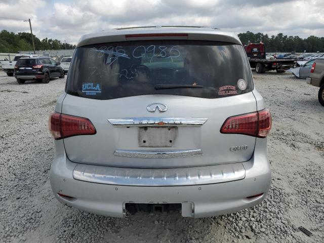 JN8AZ2NF8F9570985 - 2015 INFINITI QX80 SILVER photo 6