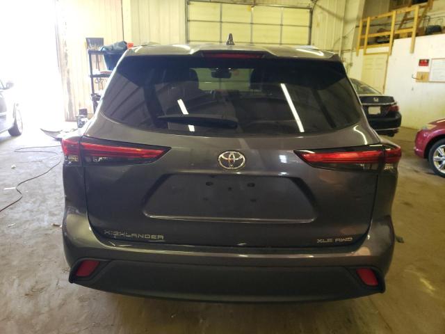 5TDHZRBH6MS137396 - 2021 TOYOTA HIGHLANDER XLE Boz foto 6