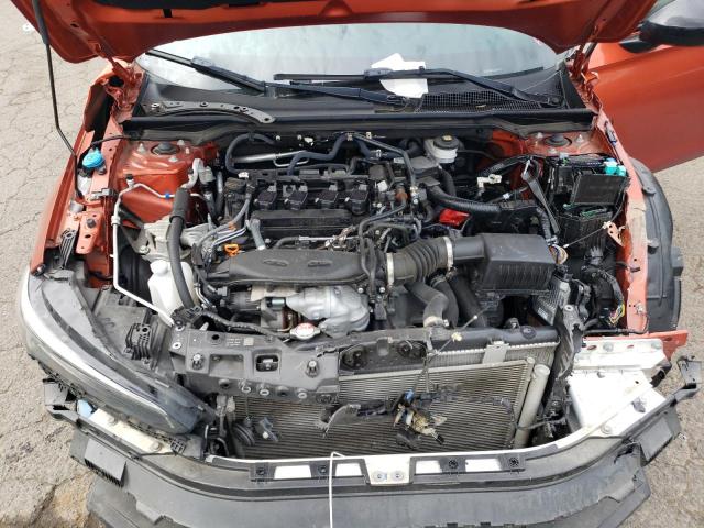 2HGFE1E53NH470047 - 2022 HONDA CIVIC SI ORANGE photo 11