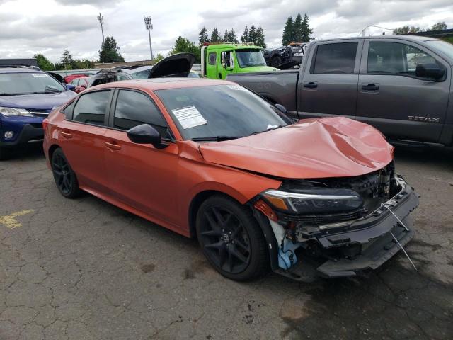 2HGFE1E53NH470047 - 2022 HONDA CIVIC SI ORANGE photo 4