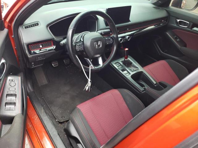 2HGFE1E53NH470047 - 2022 HONDA CIVIC SI ORANGE photo 8