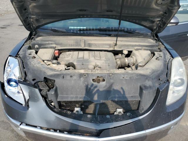 5GAKVCED0BJ263465 - 2011 BUICK ENCLAVE CXL GRAY photo 12