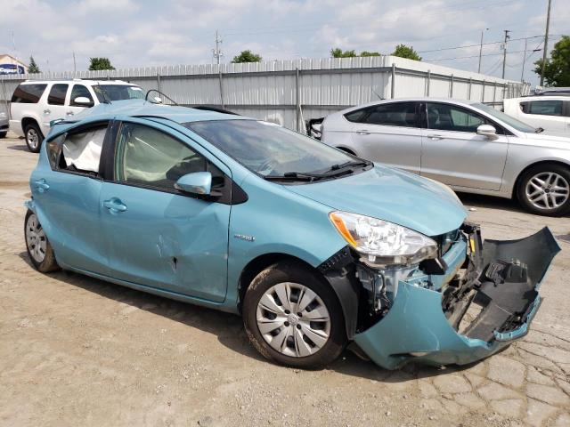 JTDKDTB37C1001960 - 2012 TOYOTA PRIUS C BLUE photo 4