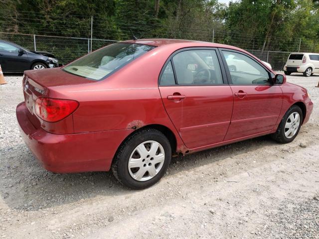 1NXBR32E75Z426627 - 2005 TOYOTA COROLLA CE RED photo 3