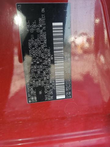 JTLZE4FE8DJ042231 - 2013 TOYOTA SCION XB 红色 照片 12