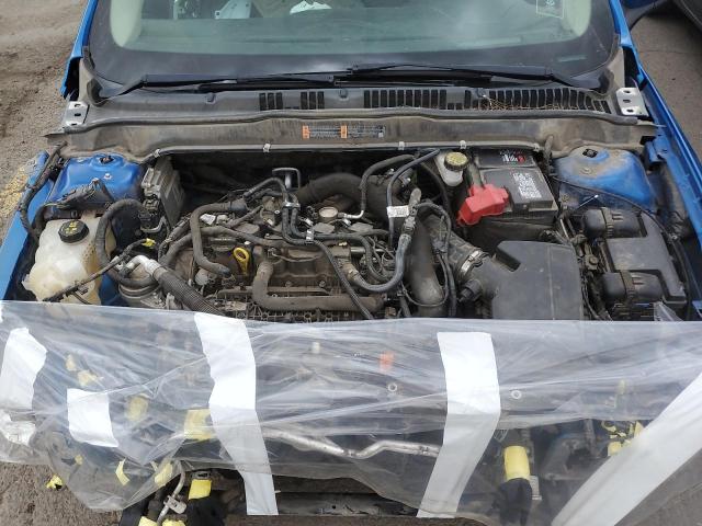 3FA6P0HD7KR179675 - 2019 FORD FUSION SE Կապույտ լուսանկար 11