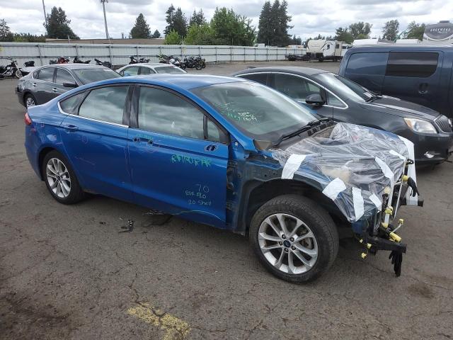 3FA6P0HD7KR179675 - 2019 FORD FUSION SE Կապույտ լուսանկար 4