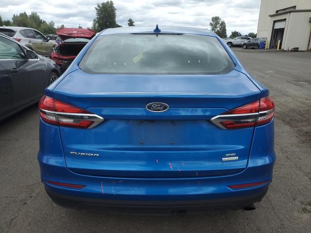 3FA6P0HD7KR179675 - 2019 FORD FUSION SE Կապույտ լուսանկար 6