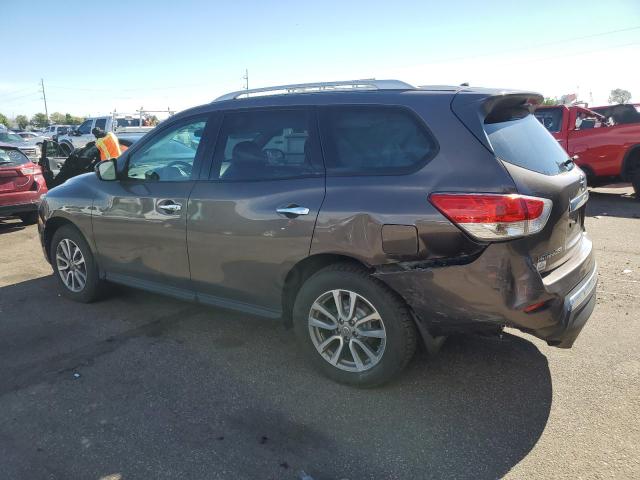 5N1AR2MM2FC704366 - 2015 NISSAN PATHFINDER S GRAY photo 2