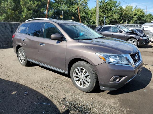 5N1AR2MM2FC704366 - 2015 NISSAN PATHFINDER S GRAY photo 4