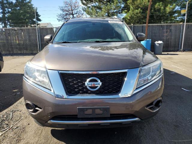 5N1AR2MM2FC704366 - 2015 NISSAN PATHFINDER S GRAY photo 5