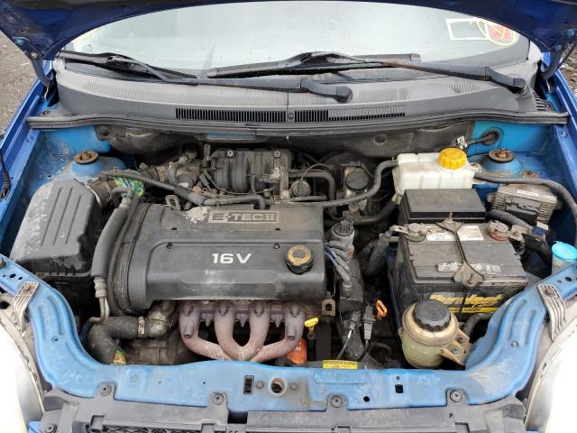 KL1TD56628B121260 - 2008 CHEVROLET AVEO BASE BLUE photo 11