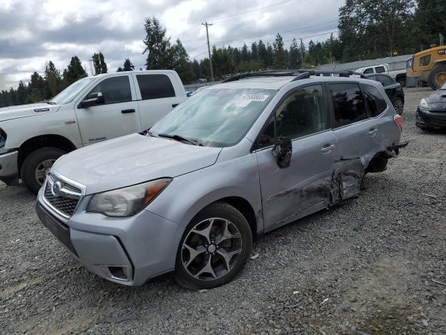 JF2SJGMC7EH437796 - 2014 SUBARU FORESTER 2.0XT TOURING SILVER photo 1