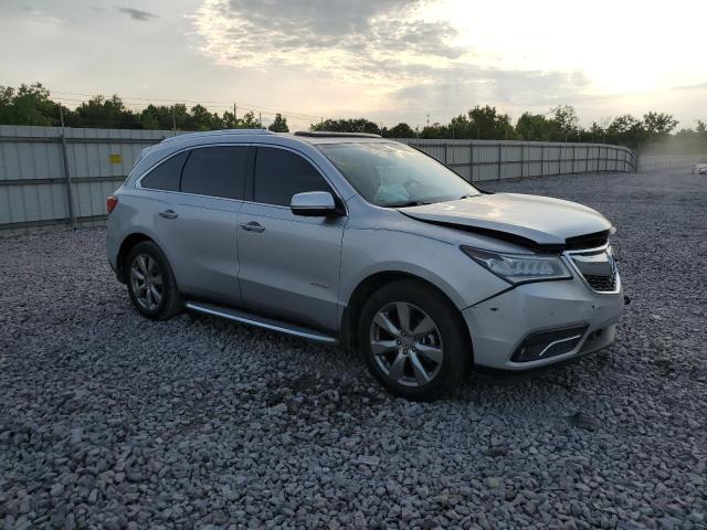 5FRYD3H83EB004084 - 2014 ACURA MDX ADVANCE SILVER photo 4