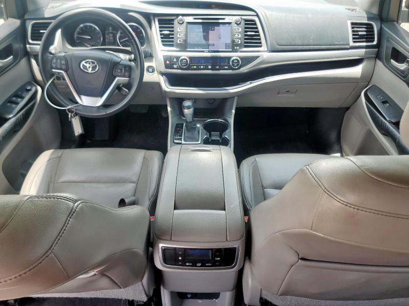 5TDKKRFH3FS052958 - 2015 TOYOTA HIGHLANDER XLE SILVER photo 8