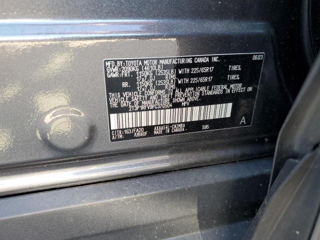 2T3P1RFV9PC370504 - 2023 TOYOTA RAV4 XLE Gri fotoğraf 13