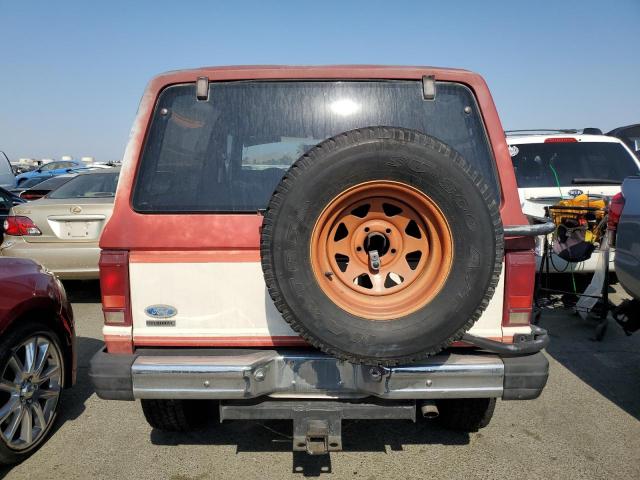 1FMCU14S4FUD40784 - 1985 FORD BRONCO II MAROON photo 6