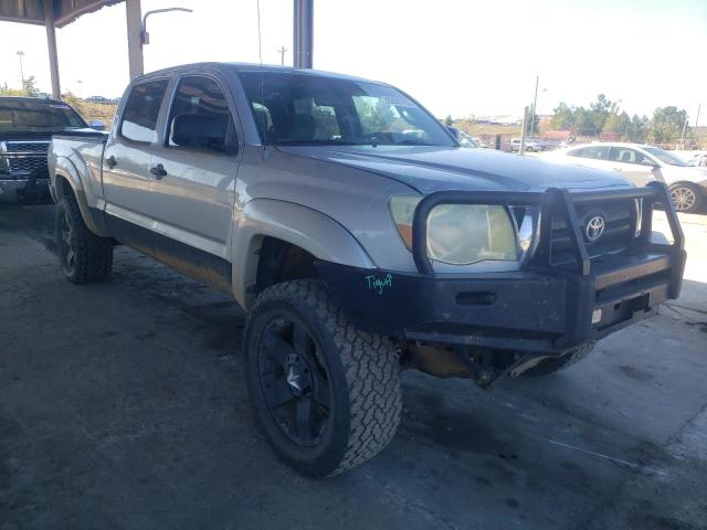 3TMMU52N26M002415 - 2006 TOYOTA TACOMA DOUBLE CAB LONG BED SILVER photo 1