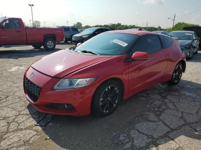 JHMZF1D67ES001411 - 2014 HONDA CR-Z EX RED photo 1