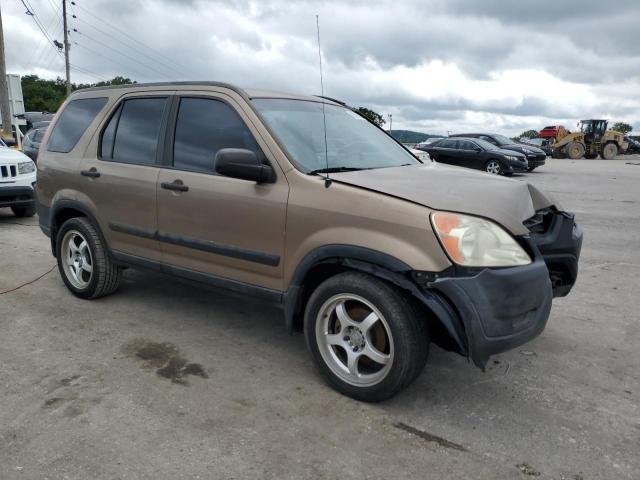 SHSRD68474U203005 - 2004 HONDA CR-V LX TAN photo 4