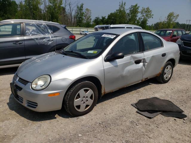 1B3ES26C55D106149 - 2005 DODGE NEON BASE SILVER photo 1