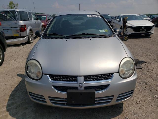 1B3ES26C55D106149 - 2005 DODGE NEON BASE SILVER photo 5