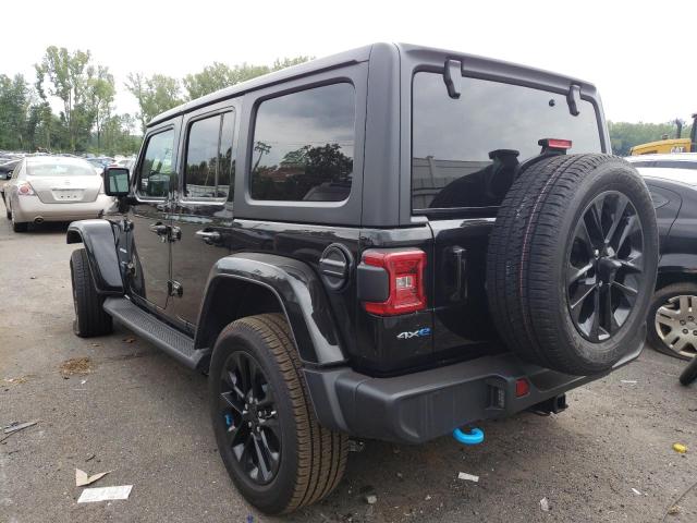 1C4JJXP69NW280932 - 2022 JEEP WRANGLER U SAHARA 4XE BLACK photo 2