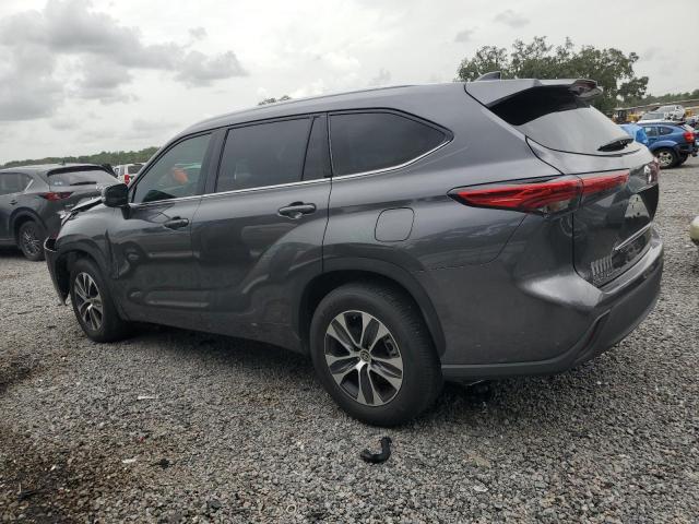 5TDGZRAH5MS043149 - 2021 TOYOTA HIGHLANDER XLE GRAY photo 2