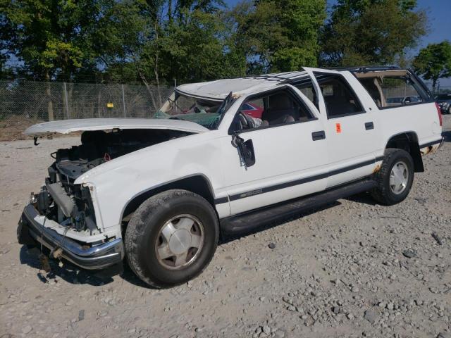 1GNFK16R2WJ357240 - 1998 CHEVROLET SUBURBAN K1500 WHITE photo 1